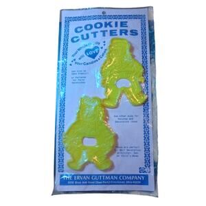 Rare Raggedy Ann & Andy Plastic Vintage Cookie Cutters Sealed Ervan Guttman Co